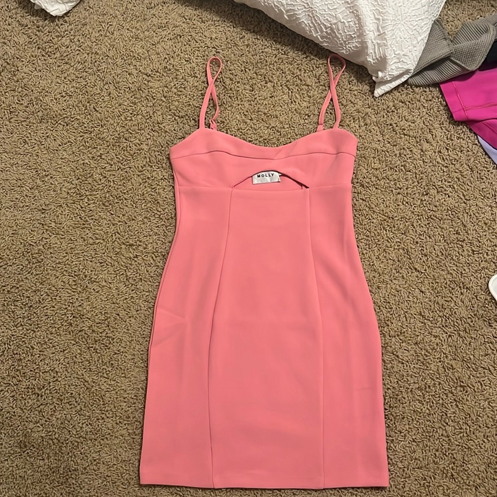 Small pink hello-molly dress